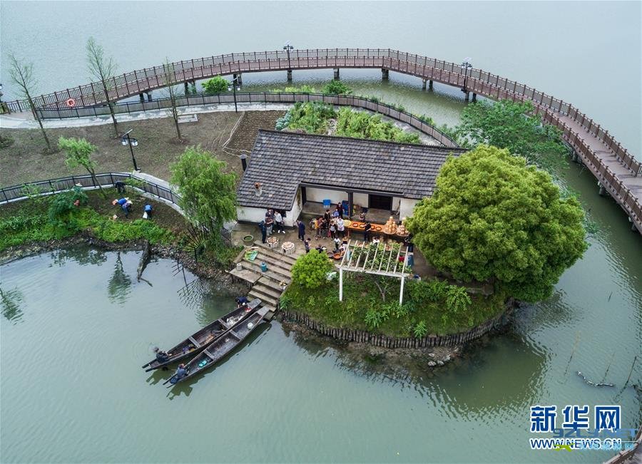 浙江杭州塘栖古镇丁山河村“民俗迎立夏”